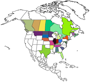 My Visited North America Map